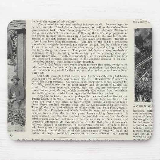 Guerneville, Kalifornien Mousepad (Vorne)