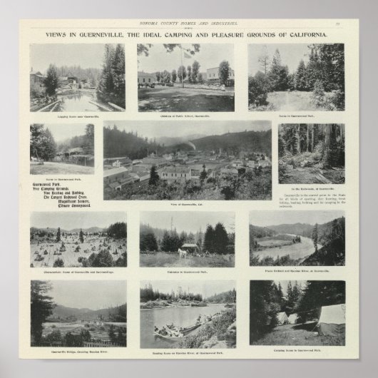 Guerneville, Kalifornien Poster (Vorne)