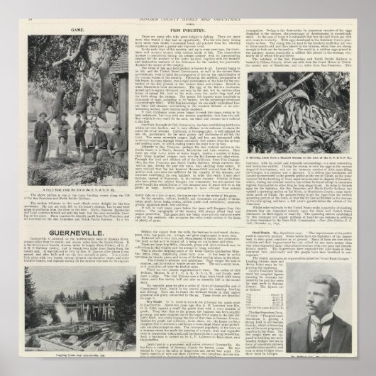 Guerneville, Kalifornien Poster (Vorne)