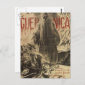 Guernica (1938)_Propaganda Poster Postkarte (Vorne/Hinten)