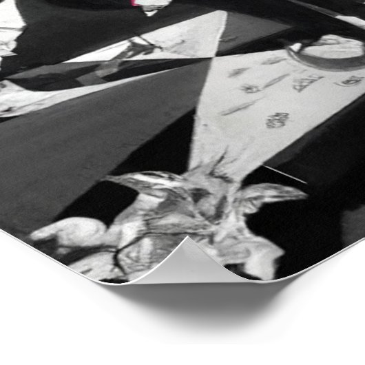 Guernica, außer ein Clown Poster (Ecke)