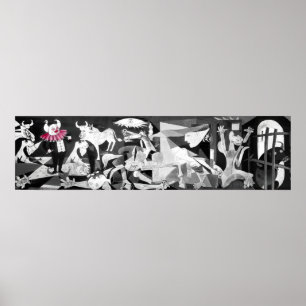 Guernica, außer ein Clown Poster