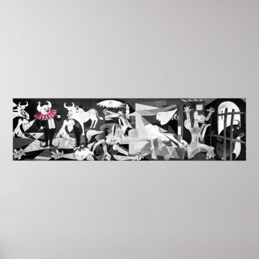 Guernica, außer ein Clown Poster (Vorne)