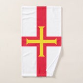 Guernsey Flag Badhandtuch Set (Handtuch)