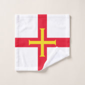 Guernsey Flag Badhandtuch Set (Waschlappen)
