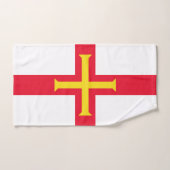 Guernsey Flag Badhandtuch Set (Handtuch)