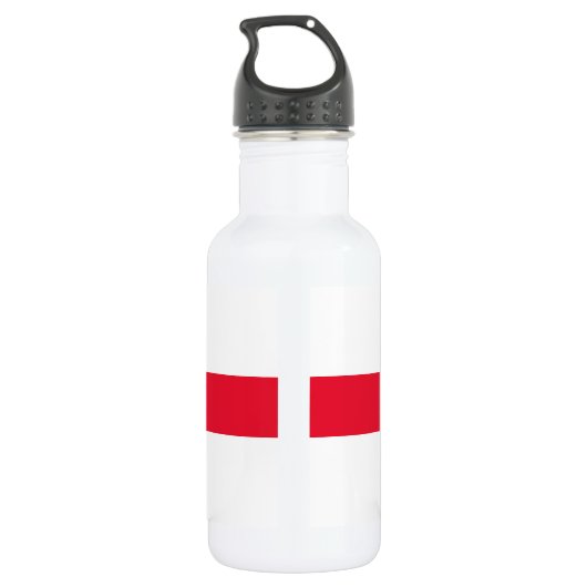 Guernsey Flag Edelstahlflasche (Rückseite)