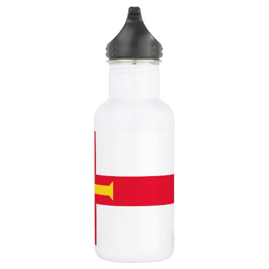 Guernsey Flag Edelstahlflasche (Rechts)