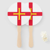 Guernsey Flag Fächer (Vorne und Hinten)