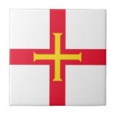 Guernsey Flag Fliese (Vorderseite)
