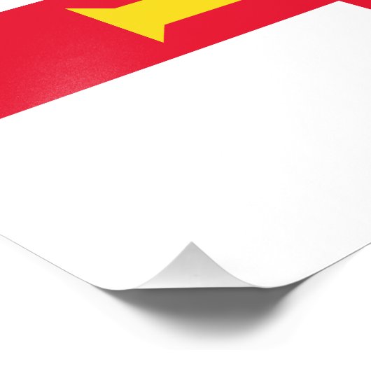 Guernsey Flag Fotodruck (Ecke)