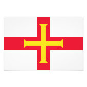 Guernsey Flag Fotodruck (Vorne)