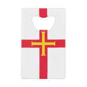 Guernsey Flag Geldbeutel Flaschenöffner (Vorderseite)