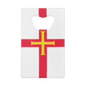 Guernsey Flag Geldbeutel Flaschenöffner (Rückseite)