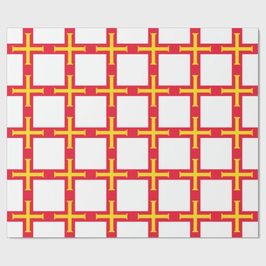 Guernsey Flag Geschenkpapier (Flach)