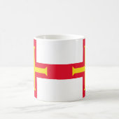 Guernsey Flag Keramik Tasse (Mittel)