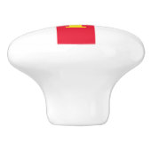 Guernsey Flag Keramikknauf (Seitenansicht)