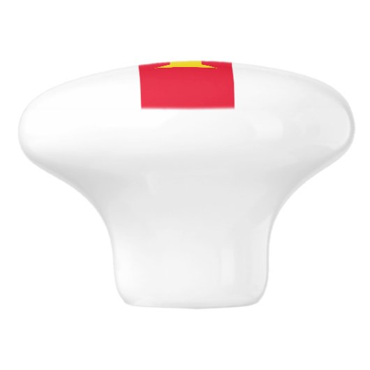 Guernsey Flag Keramikknauf (Seitenansicht)