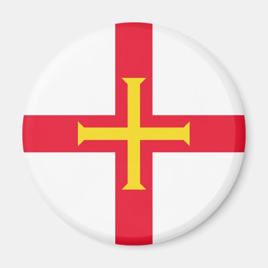 Guernsey Flag Magnet (Vorne)