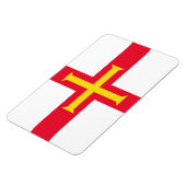 Guernsey Flag Magnet (Linke Seite)