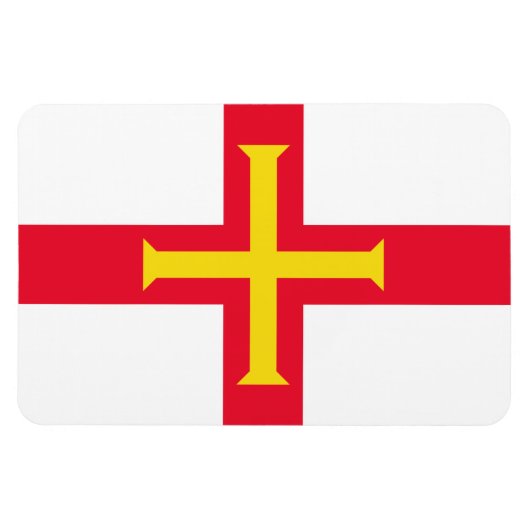 Guernsey Flag Magnet (Horizontal)