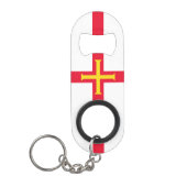 Guernsey Flag Mini Flaschenöffner (Vorderseite)