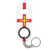 Guernsey Flag Mini Flaschenöffner (Rückseite)