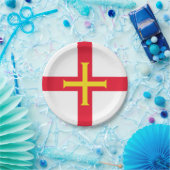 Guernsey Flag Pappteller (Party)