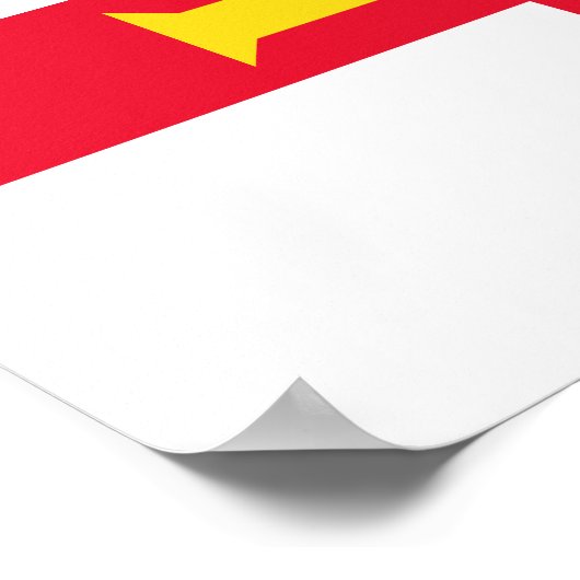 Guernsey Flag Poster (Ecke)