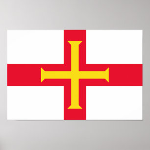 Guernsey Flag Poster