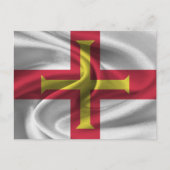 Guernsey Flag Postkarte (Vorderseite)