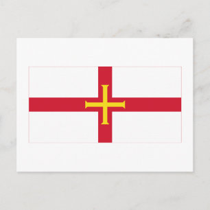 Guernsey Flag Postkarte