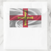Guernsey Flag Rechteckiger Aufkleber (Tasche)