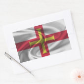 Guernsey Flag Rechteckiger Aufkleber (Umschlag)