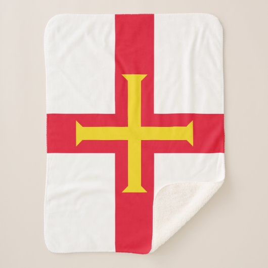 Guernsey Flag Sherpadecke (Vorderseite)