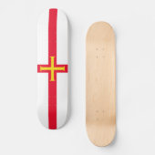 Guernsey Flag Skateboard (Vorderseite)