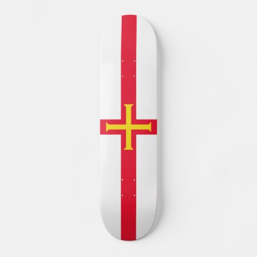 Guernsey Flag Skateboard (Vorderseite)