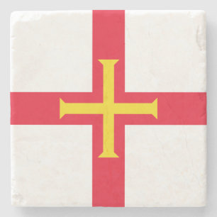 Guernsey Flag Steinuntersetzer