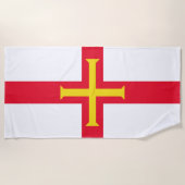 Guernsey Flag Strandtuch (Vorderseite)