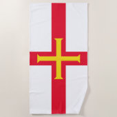 Guernsey Flag Strandtuch (Vorderseite)