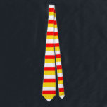 Guernsey flag stripes red yellow white pattern Nor Krawatte<br><div class="desc">Guernsey flag stripes red yellow white pattern Normandy United Kingdom</div>