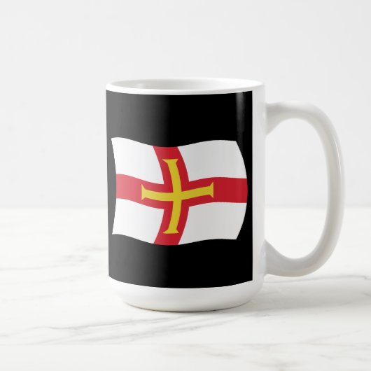Guernsey Flag Tasse (Rechts)