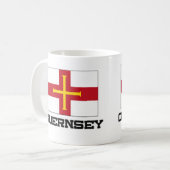 Guernsey-Flagge Kaffeetasse (Vorderseite Links)