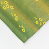 Guernsey Kuh & Niedlich Calf im Sommer Weide Fleecedecke (Ecke)