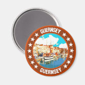 Guernsey Magnet (Vorderseite/Rückseite)