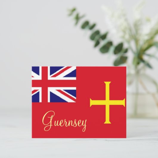 Guernsey Postcard Postkarte (Stehend Vorderseite)