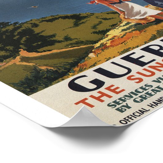 GUERNSEY POSTER (Ecke)