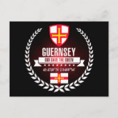 Guernsey Postkarte (Vorderseite)