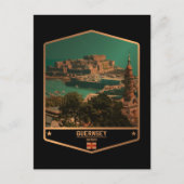 Guernsey Postkarte (Vorderseite)