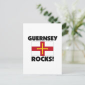 Guernsey Rocks Postkarte (Stehend Vorderseite)